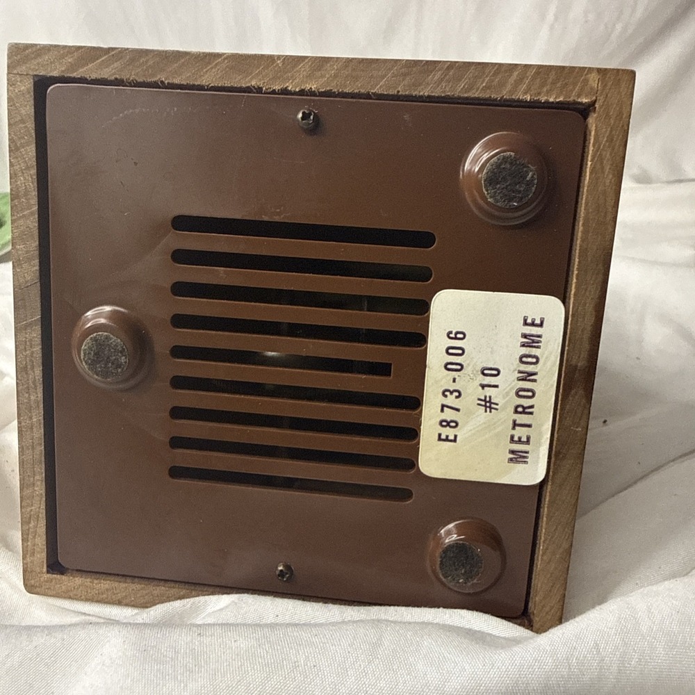 Vintage MCM Seth Thomas Metronome de Maelzel pyramid-shaped Music Piano Timing - Picture 10 of 10